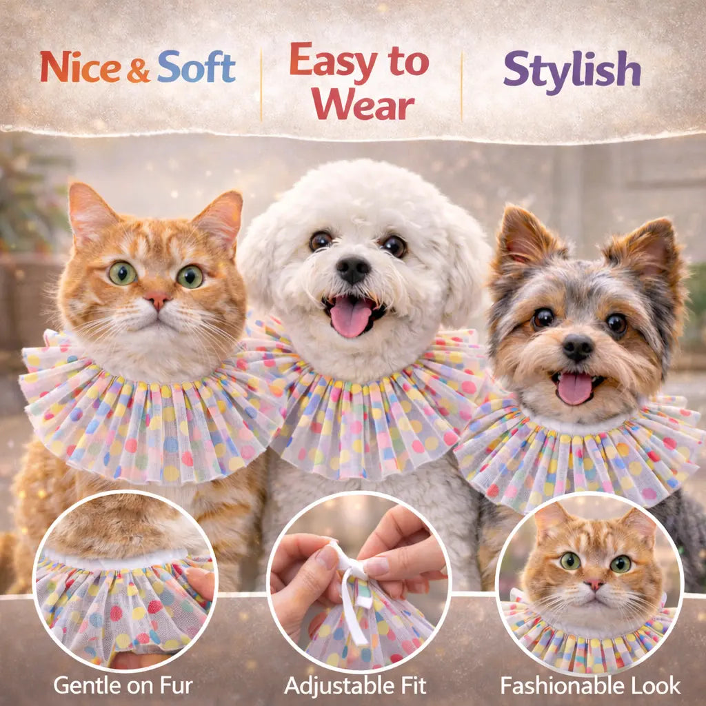 Polka Carnival Frock Collar