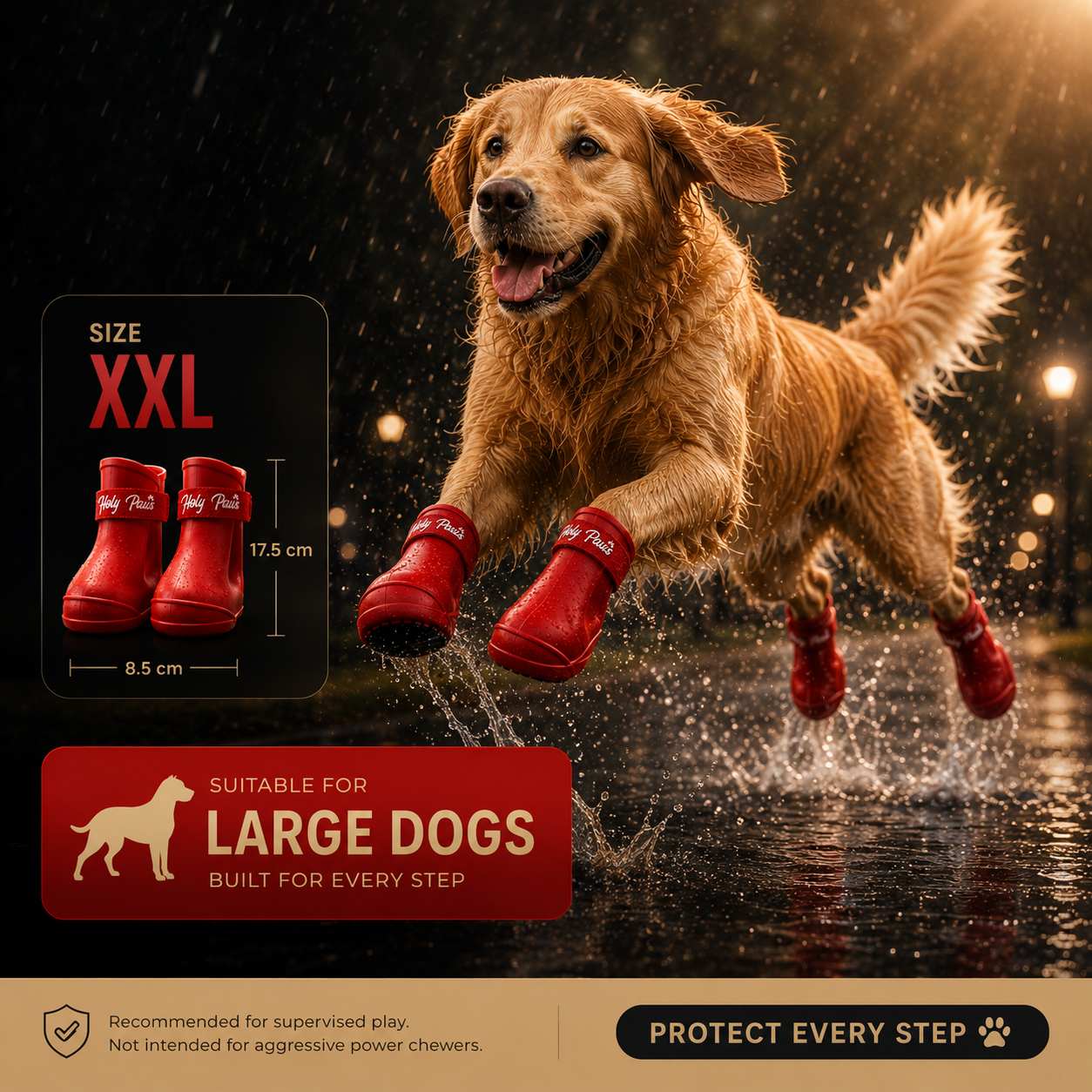 Holy Paws Storm Guard Boots