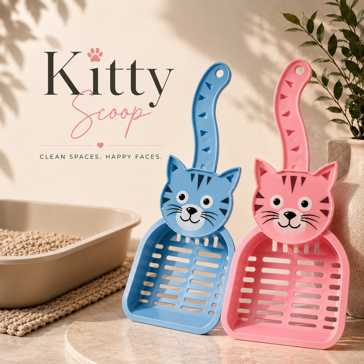 Kitty Scoop Set of 2