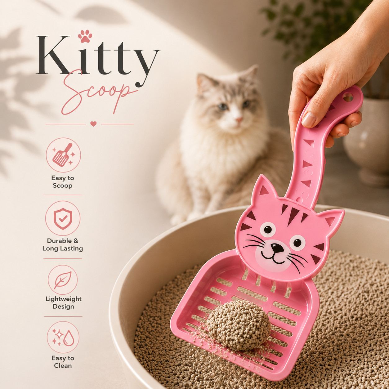 Kitty Scoop Set of 2
